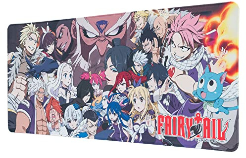 Grupo Erik Alfombrilla ratón Fairy Tail - Alfombrilla Gaming Anime - Mousepad XXL/Alfombrilla XXL - Alfombrilla Escritorio - Tapete Escritorio - Alfombrilla ratón Ideal Accesorio Gamer
