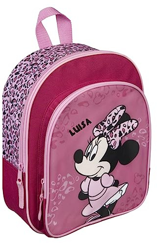 Kindergartenrucksack Minnie Mouse Mädchen - Personalisiert mit Name - Disney Kinderrucksack