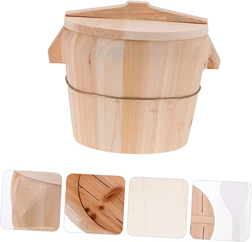 Contenedor de arroz 1 Juego Vaporizador de arroz Chino japonés, Vaporizador de arroz Contenedor de arroz Suministros para el hogar Suministros de Sushi para arroz Sushi Arroz