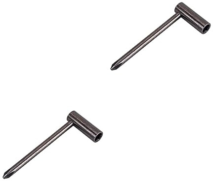Toyvian 2stücke Innen Durchmesser Metall Truss Rod Wrench Gitarren Werkzeug Halsjustierung Und Reparatur Schwarz