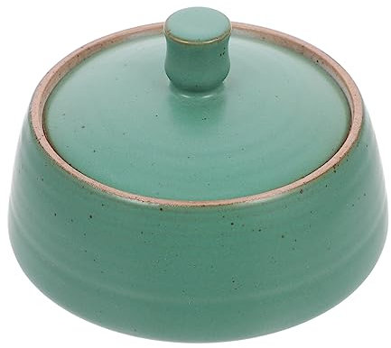 Hoement Contenedor Cerámico Vintage Para Almacenaje De Cocina Bote Cerámico Para Especias y Azúcar Diseño Retro Antiguo Para Hogar Oficina y Restaurantes
