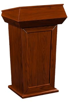 Rednerpult Podien Holz, Stehpult Holz Massiv, Stehpult Rednerpult Podien mit 2 Etagen Ablagefach, Simplicity Kirchen Kanzel für VorträGe Rede, Schule Event, Konferenz