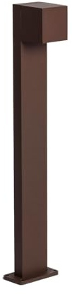 LEDKIA LIGHTING LED-Wegeleuchte 10W Oberfläche Fuß 80cm Aluminium Iridix Rost