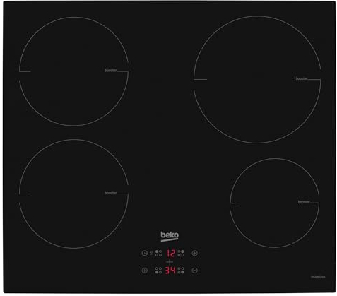 Beko HII64400MT 600mm Integrated Induction Hob - Black