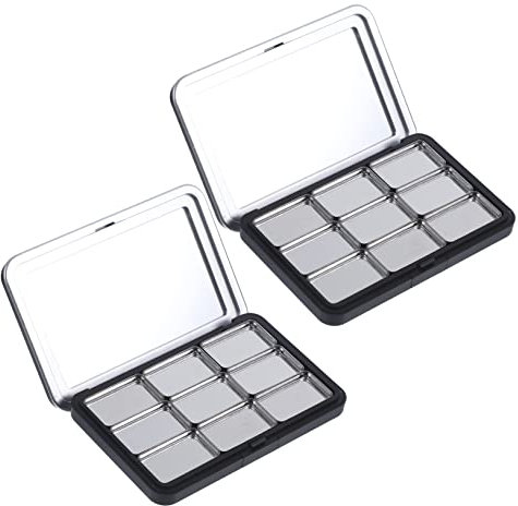 MERRYHAPY 2sätze Leere Lidschatten-palette Nachfüllbar Kosmetik-aufbewahrungsbox Für Lidschatten Lippenstift Diy Organizer Behälter