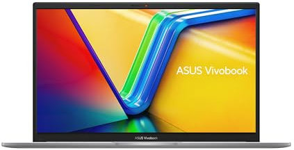 ASUS Vivobook 15 F1504VA-NJ2235W - Ordenador Portátil 15.6 Full HD (Windows 11 Home, Intel Core i7-1355U, 16GB RAM, 1TB SSD, Iris Xe Graphics) Plata Fría - Teclado QWERTY español