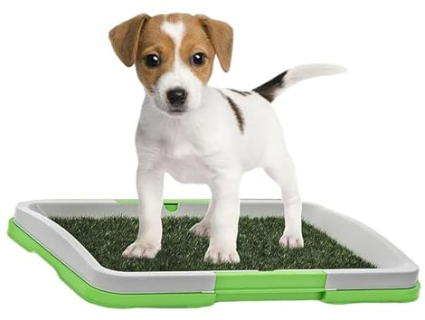 Apprentissage de la propreté - Pot de Tourbe d'intérieur, Design à Trois Couches résistant aux éclaboussures, Tapis d' antidérapant et Lavable, Accessoire pour Chat de Taille Moyenne réutilisable