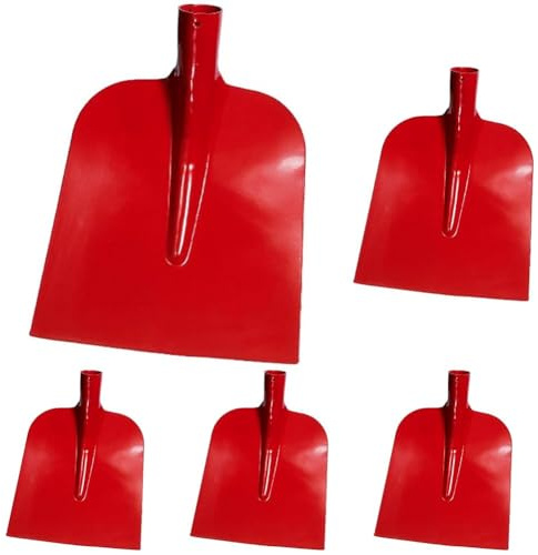 Connex Holsteiner Schaufel Größe 2 / Sandschaufel/Bauschaufel/Schippe/Gartenschaufel/Garten / SHR042, Rot (Packung mit 5)