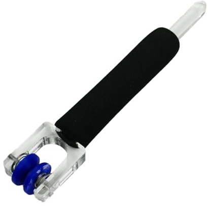 Générique Criver Papillote – Portatile Brunissoir Inverter | Versatile pieghevole in alluminio ergonomico anti-usura | Strumento crimpatura vetro pieno | Accessorio manuale per artigianato in vetro