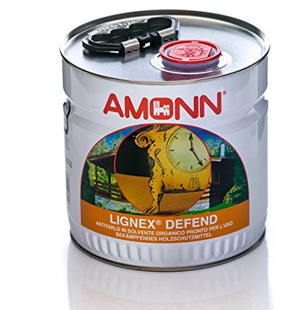 LIGNEX DEFEND - ANTITARLO IN SOLVENTE ORGANICO PRONTO PER L'USO 0,750 l anti tarli