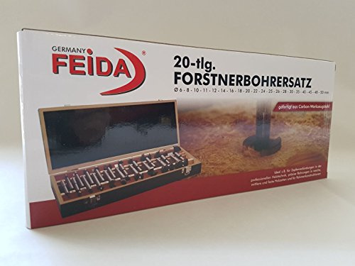 Forstnerbohrer Satz 20 tlg. Ø 6 - 50 mm Holz Bohrer Astlochbohrer 81202