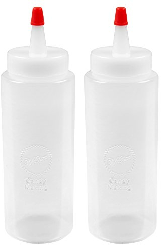 Wilton 1904-1166 2 Pack Mini Melting Bottle, White, 5.1 x 5.1 x 15.2 cm
