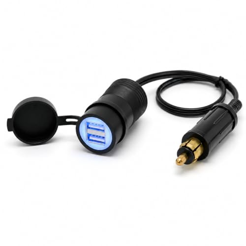 Cliff Top 3,3 Amp Hella (Din) USB-Ladegerät - Kabelverlängerung