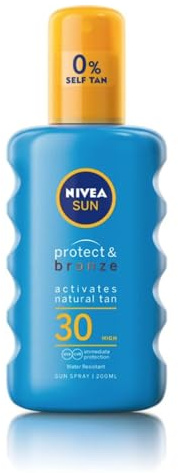 NIVEA SUN Protect & Bronze Spray solaire SPF 30, 200 ml