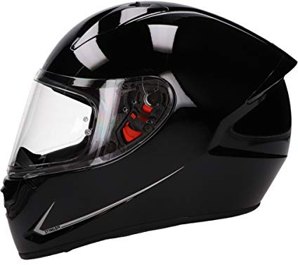 MT Stinger Integralhelm matt schwarz | Roller/Motorrad Helm Klapphelm 2mm Vizier kratzfest | inkl. eingebaute Lautsprechertaschen und kostenloser Helmmütze (schwarz, L)