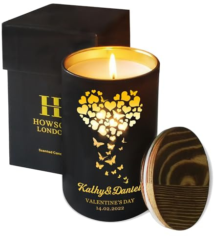 Personalised Candle Scented Candles Personalised Gifts Candles Gifts for Women Men Relieves Stress Relaxation 3 Aromas