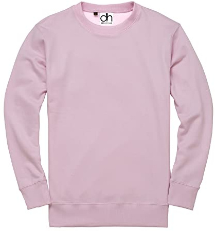 D&H CLOTHING UK Premium Sweatshirts Plain Workwear Casual Crewneck Jumper Sweater Sports Leisure Fleece