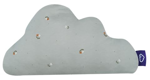 Träumeland GmbH Gosig kudde Moln Fiore grön, 36 x 21 x 12 cm