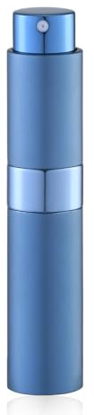 Lulupack 10ml Recargable Atomizador Perfume, Mini Botella Colonia Vacía Dispensador, Pulverizador Portátil Spray (Azul)
