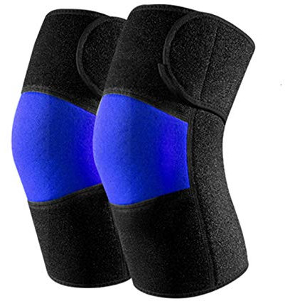 SDGBCXD, Tourmaline Self-Heating Knee Brace, Self-Heating Knee Pads, for Running, Arthritis, Joint Pain Relief,Blue,Self-heating knee pads(Blue)