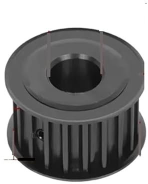 1 pz 13 denti HTD 8M puleggia dentata in acciaio HTD8M ruota sincrona for larghezza cinghia 25/30 mm foro 8/10/12/14/15 mm puleggia motrice(8mm,32mm (for Belt 30mm))