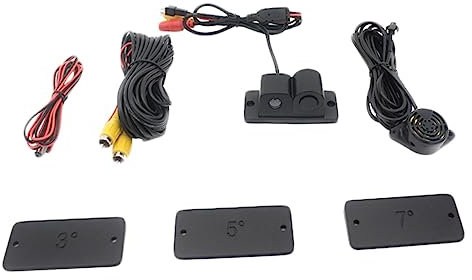 Telecamera Posteriore Wireless per Veicoli Visione Notturna e Angolo Facile Installazione per Auto e Camion Compatibile con Monitor Dvd e Altri Dispositivi