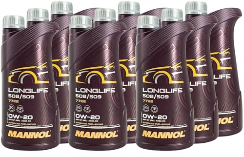 Mannol Longlife 508/509 0W-20 9x1 Liter - MN7722 - Motoröl - 9 Liter