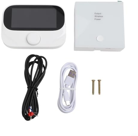 Risveglio Termostato wireless RF per caldaia Tuya Smart, regolatore programmabile della temperatura ambiente con manopola rotante, display LCD (WiTH3)