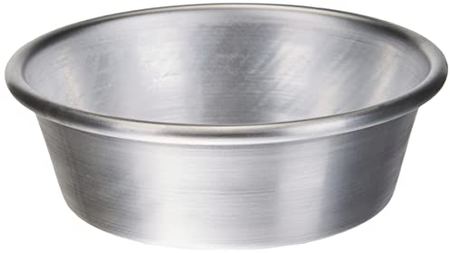 Pentole Agnelli Linea Pasticceria e Pizza Tortiera Conica in Alluminio con Orlo (H 6 cm), Argento, 16 cm