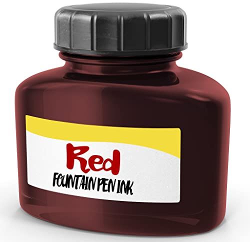 Senshi Japan Kalligraphie Tinte Füllfederhalter Tinte Flasche 60.0 ml rot