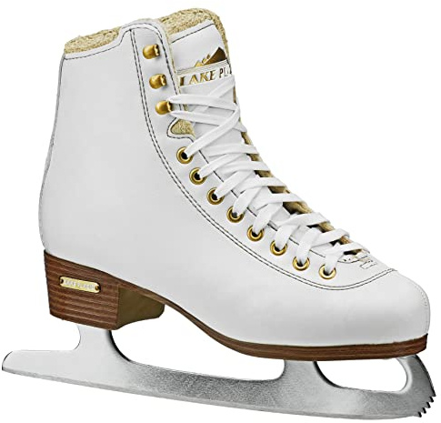 Lake Placid Alpine 900 Damen Schlittschuh Trachten weiß Gr. 40