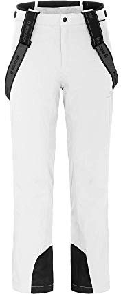 Bergson Flex | Herren Skihose, wattiert, bielastisch, 20000 mm Wassersäule, White [600], 52 - Herren