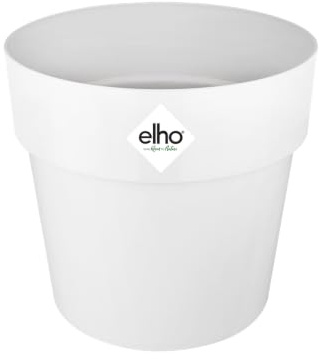 elho B.for Original Rund 22cm Blumentopf - Weiss | ∅ 22 x H 20.3 cm | für den Innenbereich