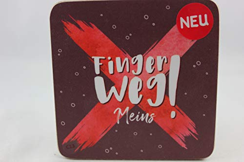 Sheepworld - 46112 - Untersetzer, Finger Weg! Meins, Kork, 9,5cm x 9,5cm