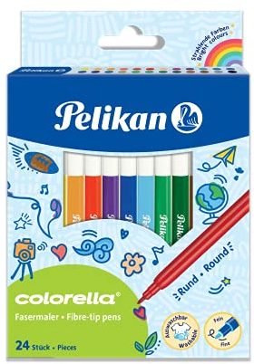 Pelikan 817271 Faserschreiber Colorella C302, 24 Farben in Faltschachtel, 0