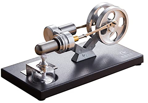 LKZL Modell mit Heißluft-Stirlingmotor, Experimentierspielzeug mit Externem Verbrennungsmotor, Perfekter Geburtstag für Kinder Teens Jungen und Mädchen Dekoration Geschenk