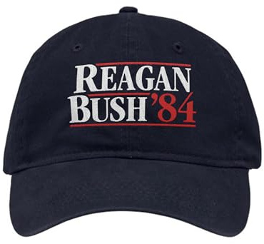 Go All Out One Size Navy Dad Reagan Bush 84 Embroidered Hat