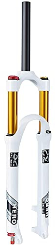 WZFANJIJ Gabel MTB Federgabel Federweg 120mm,1-1/8 Straight Tube/Tapered Tube Mountainbike Gabeln,StraightPipeManual-29inch