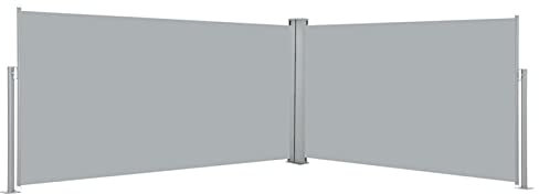 Tidyard Tenda,da Sole,Laterale,Retrattile,Fissato Terra,Tenda da Sole per Esterno,Tenda da Sole Patio,Tenda Paravento da Esterno,Tenda da Sole da Balcone,Tenda da Sole Avvolgibile,Tenda Retrattile