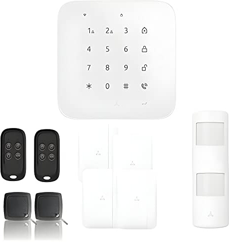 LIFEBOX Alarme Maison WiFi et GSM 4G sans Fil connectée CASA- kit 5