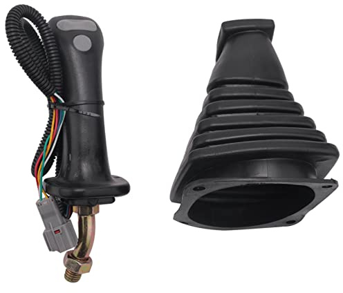 Lodokdre 3 Tasten Bagger Joystick Assy ZahnräDer mit Schutz Haube für Doosan DX150 215 225 300 370-9C Links