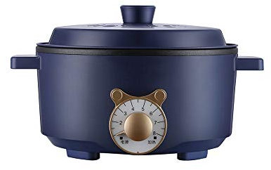Samnuerly Olla eléctrica Multifuncional para el hogar Olla eléctrica pequeña integrada Olla eléctrica para cocinar Olla eléctrica Dormitorio de Estudiantes Olla pequeña Olla eléctrica (Color : A) (A)