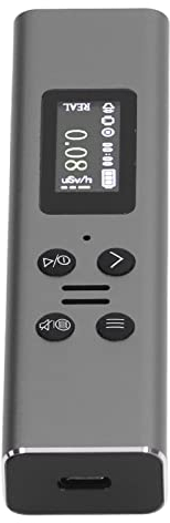 Fdit Nuklearstrahlungsdetektor, Handheld-Geigerzähler-Tester, Radioaktives Dosimeter für Laborschutzzubehör, 400 MAh (Silber)