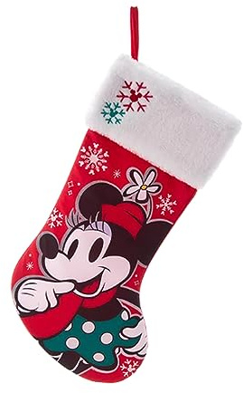 Disney Kurt Adler 48,3 cm Minnie bestickte Manschettenstrumpf