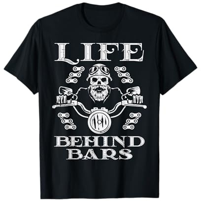 Biker Life Bars Motorcycle Motorbike Men Women Kids T-Shirt