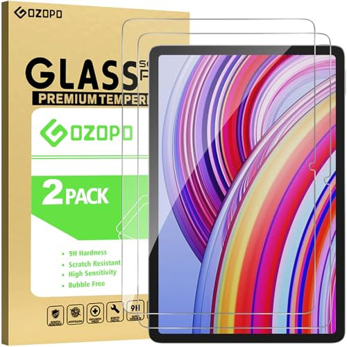 GOZOPO Pellicola Protettiva per Xiaomi Redmi Pad 2 Pro 2025/ Redmi Pad Pro/Xiaomi Poco Pad 12,1 pollici, Durezza 9H Vetro Temperato