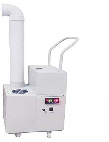 300W-600W Humidificador Industrial de Acero Inoxidable Humidificador de Aire con Reposabrazos Capacidad de Humidificación de 3kg/h-6kg/h Área Utilizable 30-80㎡(40 * 35 * 55.2cm)