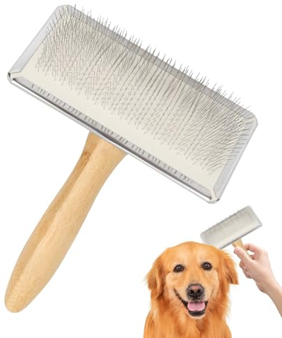 Fusselbürste für Hunde, Enthaarungsbürste für Hunde | Kamm gegen Verheddern für Katzen, Schaber, Unterfell, Entfernung von Tierhaaren, kurze/lange Haare