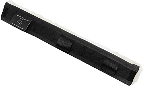 Werner Christ Turnier Genickschoner aus Lammfell – Pferde Genickschutz aus echtem Fell für Halfter, Trensenzaum und Zaumzeug, one Size (32 cm), Schaffell erhältlich in Natur, schwarz und braun