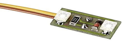 Viessmann 6018 House Lighting, 2 LEDs Vehicle, White